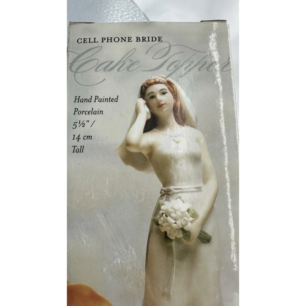 New In Boxes Cell Phone Bride & Cell Phone Groom cake topper Weddingstar